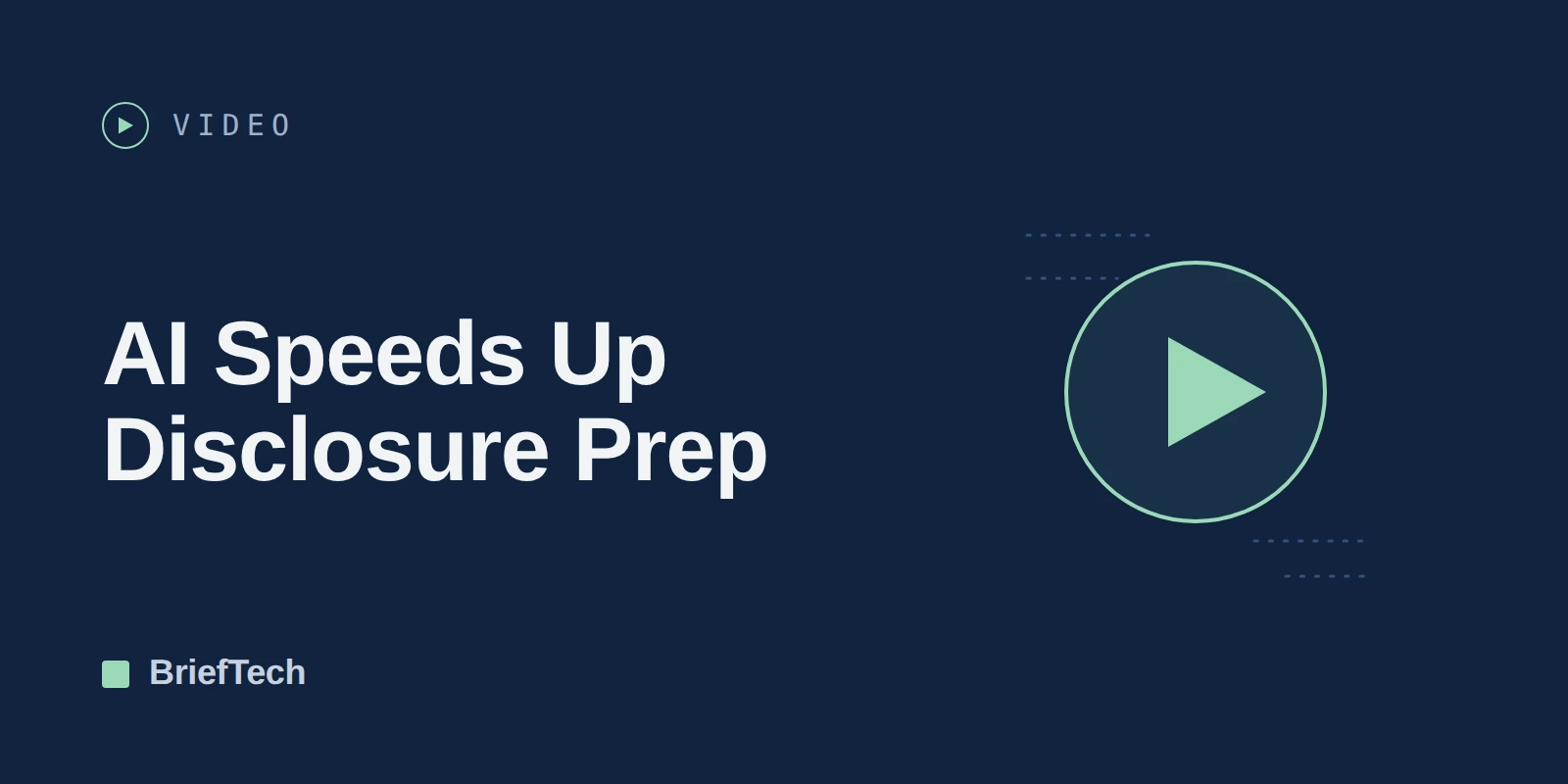 Video: How AI Speeds Up Disclosure Preparation